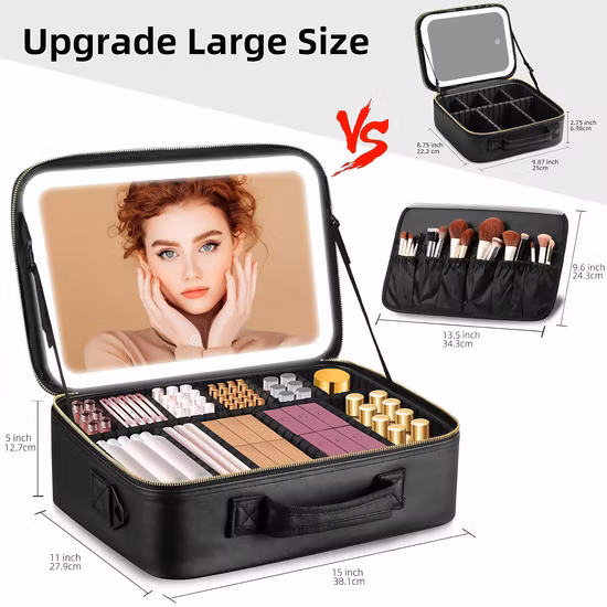 Hot Sale Cosmetics Storage Handbag Women′s Handbag Cosmetic Case