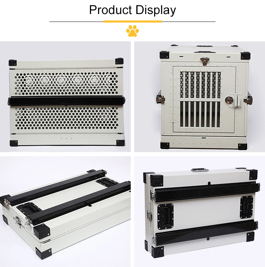 Custom Durable Aluminium Boxes Pet Crates S/M/L/XL/XXL Dog Transport Box for Flight