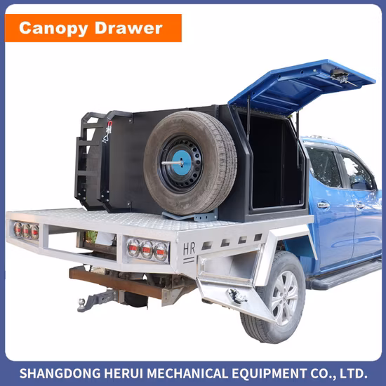 新しい標準防水白アルミニウム トラック ツール ボックス Ute キャノピー トラック用